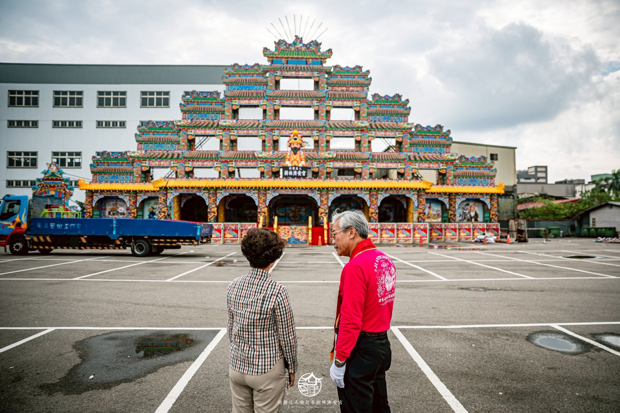 樹林濟安宮酧恩祈安五朝圓醮・總醮壇快完成囉