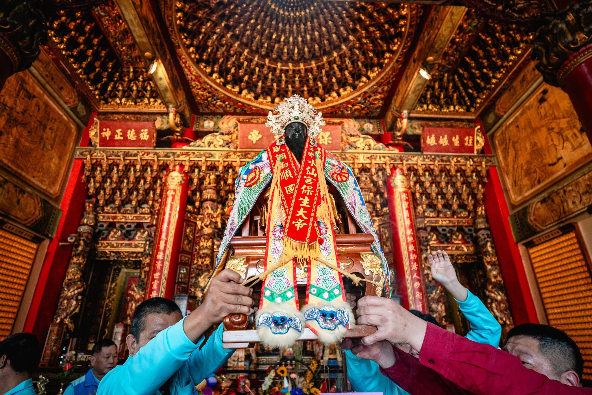 財團法人樹林濟安宮第一天南巡護駕保生大帝、福德正神、中壇元帥會香圓滿順利 