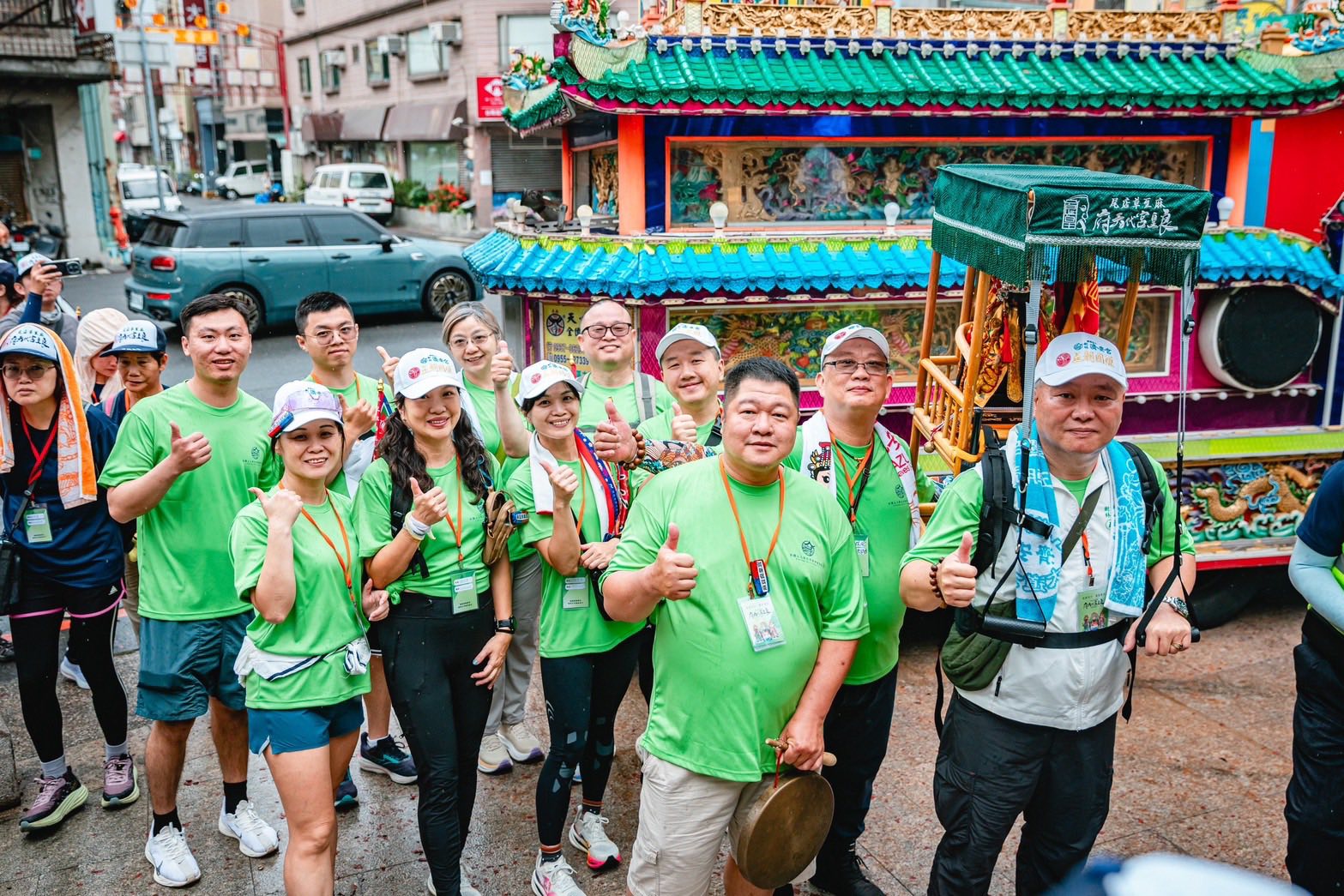 財團法人樹林濟安宮 應援至親麻豆草店尾良皇宮代天府-大道公廟徒步進香圓滿成功